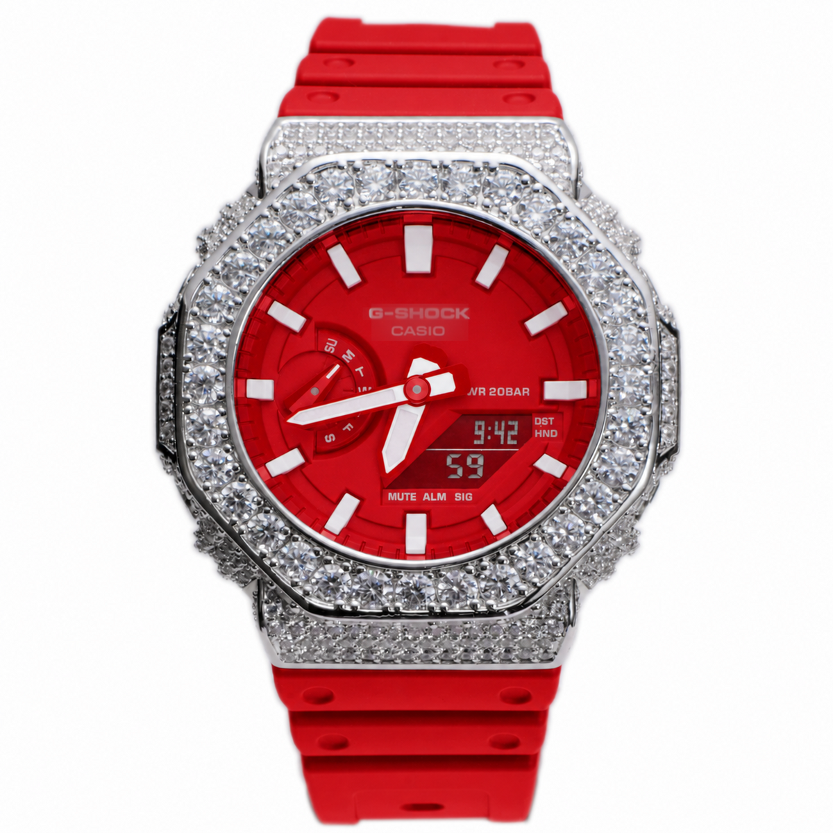 Iced Red Gshock
